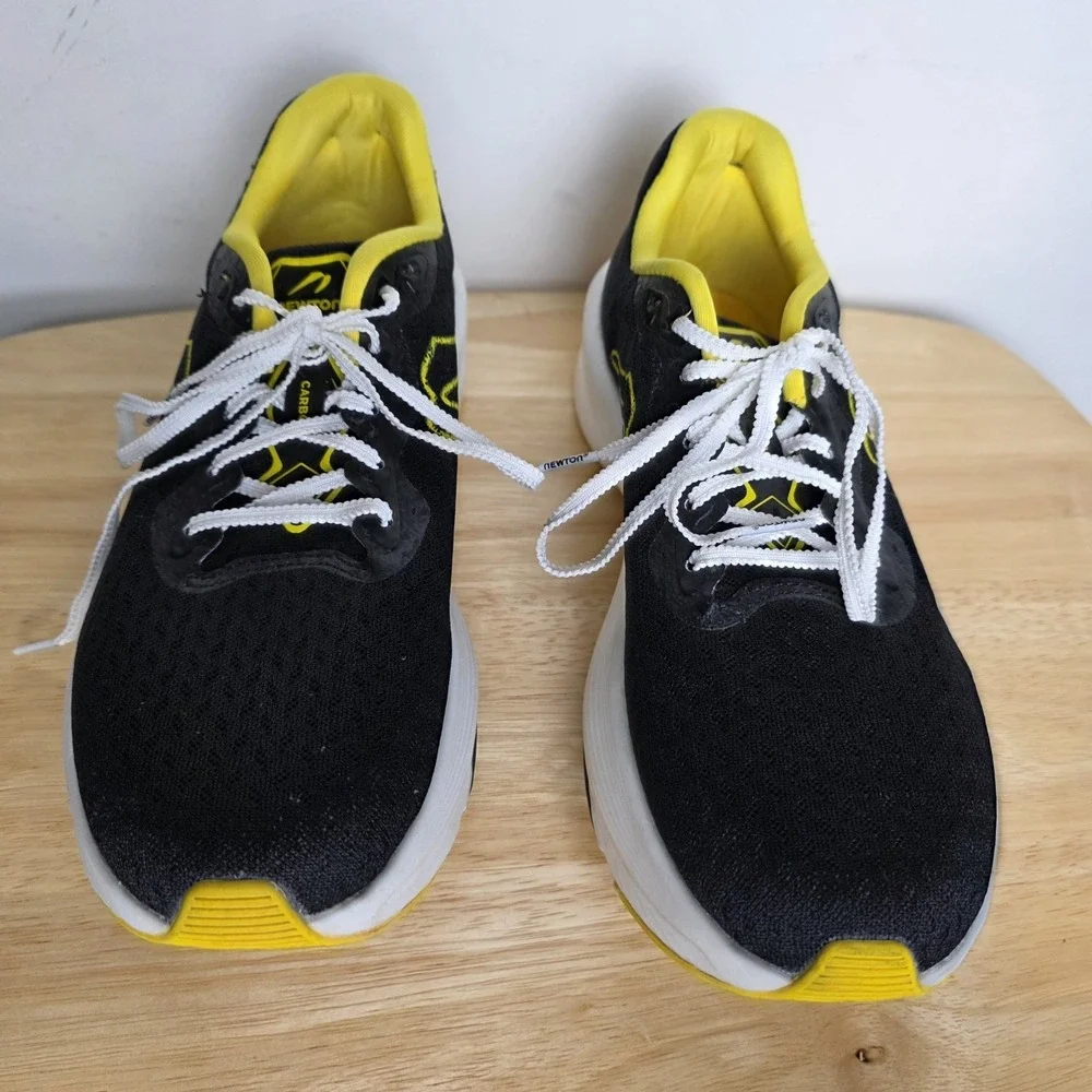 Newton CF1 Carbon Racer Running Shoes in‎ Black Yellow  Men's Size 7.5 Sneakers